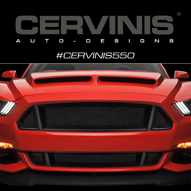 2015-2017 S550 Mustang Cervini C-Series Upper and Lower Grille Kit