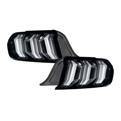 Form Lighting 2015-2023 FORD MUSTANG CLEAR LED(Euros)TAIL LIGHTS (PAIR)